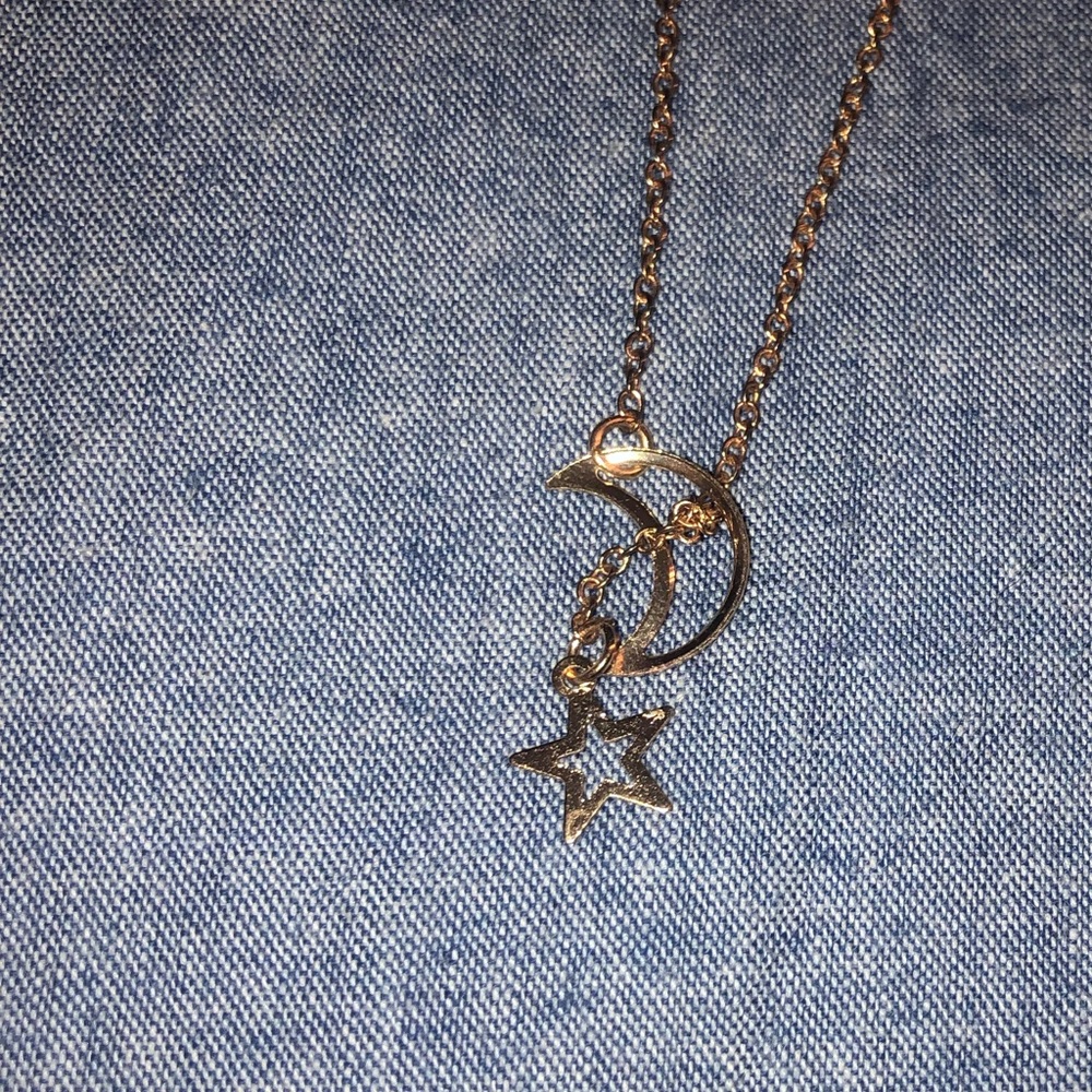 Star and Moon Necklace